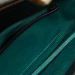 Pre Owned حقيبة كتف بلغاري سيربينتي فورايفر متوسطة جلد مختلط سوداء