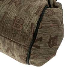 Bvlgari Multicolor Fabric and Suede Signature Tote