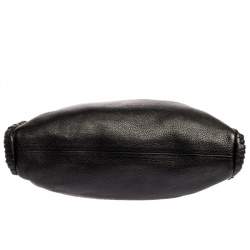 Pre Owned Bvlgari Black Leather Twistino Tina Shopper Tote
