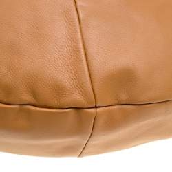 Pre Owned Bvlgari Brown Leather Hobo