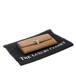 Bvlgari Brown Leather Trifold Wallet