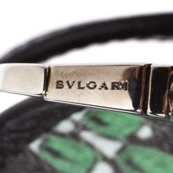 Bvlgari Black Printed Canvas Tote