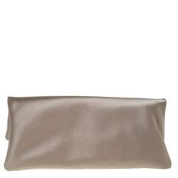 Bvlgari Beige Satin Monete Clutch