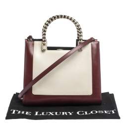 Bvlgari Tricolor Leather Serpenti Scaglie Tote