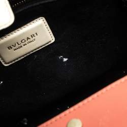 Bvlgari Tricolor Leather Serpenti Scaglie Tote