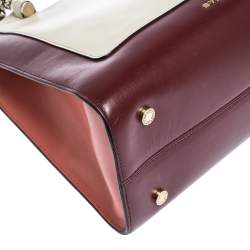 Bvlgari Tricolor Leather Serpenti Scaglie Tote