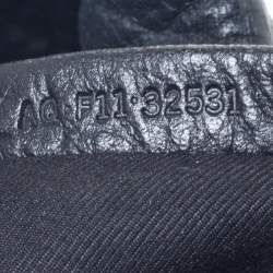 Pre Owned  Bvlgari Black Leather Monete Tote