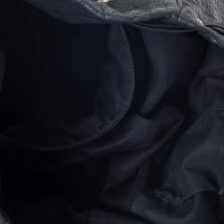 Pre Owned  Bvlgari Black Leather Monete Tote