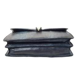 Bvlgari Green Karung Medium Serpenti Forever Shoulder Bag 