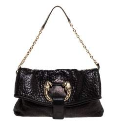 Bvlgari Black Leather Small Leoni Shoulder Bag Bvlgari | TLC