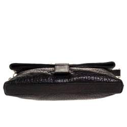 مملوكة مسبقًا Bvlgari Black Leather Small Leoni Shoulder Bag