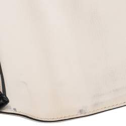 Bvlgari Beige/Black Leather Icona Shoulder Bag