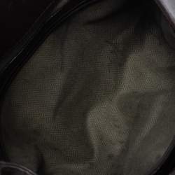 Bvlgari Olive Green/Brown Canvas and Leather Chandra Hobo