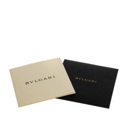 Bvlgari Blue/Black Denim and Leather Cylinder Bag
