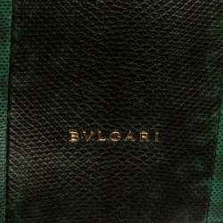 مملوكة مسبقًا Bvlgari Green Karung Medium Serpenti Forever Shoulder Bag