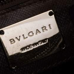 Pre Owned حقيبة كتف بلغاري غطاء قلاب سيربينتي متوسطة جلد سحلية خضراء