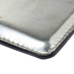 Pre Owned حافظة بطاقات بلغارى جلد لامع ذهبى ميتالك 