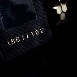 Pre Owned Bvlgari Tan/Black Leather Small Serpenti Scaglie Tote