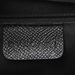 Pre Owned Bvlgari Black Leather Accordion Shoulder Bag