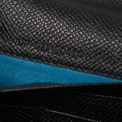 Pre Owned محفظة بلغاري كونتيننال جلد أسود