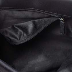 Pre Owned Bvlgari Black Satin Monete Clutch