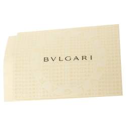 Bvlgari Metallic Gold Leather Twistino Tina Satchel 