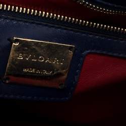 Bvlgari Blue Quilted Scaglie Leather Medium Serpenti Forever Shoulder Bag
