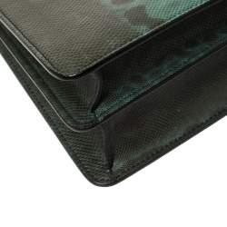 Bvlgari Green Karung Large Serpenti Forever Shoulder Bag