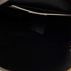 Bvlgari White Quilted Leather Serpenti Cabochon Backpack