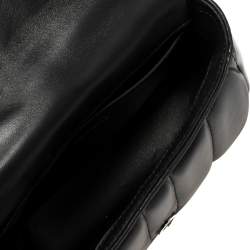 Pre Owned Bvlgari Black Leather Ambush Belt Bag