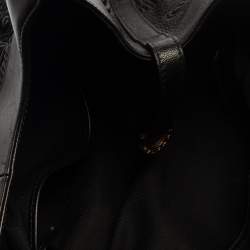 Bvlgari Black Leather Chandra Hobo
