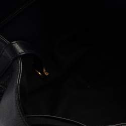 Bvlgari Black Leather Chandra Hobo