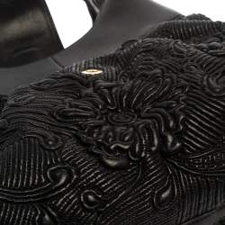 Bvlgari Black Leather Chandra Hobo