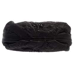 Bvlgari Black Leather Chandra Hobo