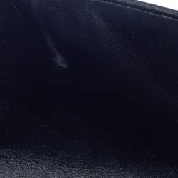 Pre Owned Bvlgari Ombre Midnight Blue Python Serpenti Cocktail Clutch