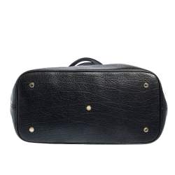 Pre Owned Bvlgari Black Soft Leather Sotirio Tote