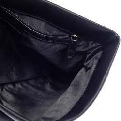 Bvlgari Black Satin Monete Clutch