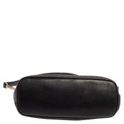 مملوكة مسبقًا Bvlgari Grey/Black Monogram Canvas and Leather Pochette