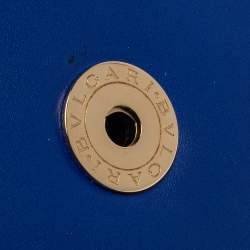 Pre Owned Bvlgari Blue Stingray and Leather Serpenti Forever Shoulder Bag