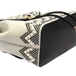Bvlgari White Leather Serpent X Nicholas Kirkwood Backpack 