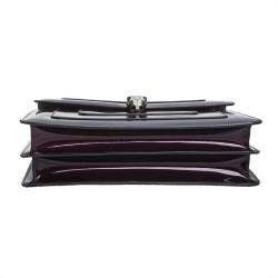 Pre Owned حقيبة كتف بلغاري سيربينتي  فوريفر متوسطة جلد خضراء