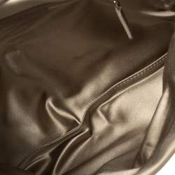 Bvlgari Grey Satin Monete Clutch