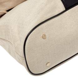 Bvlgari Multicolor Canvas And Leather Leoni Top Handle Bag