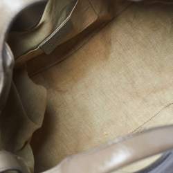 Bvlgari Dark Beige Leather Chandra Hobo