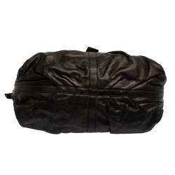 Pre Owned Bvlgari Black Leather Chandra Hobo