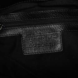 Pre Owned Bvlgari Black Leather Chandra Hobo