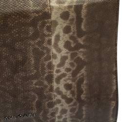 Bvlgari Grey Karung Large Serpenti Forever Shoulder Bag 