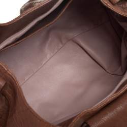 Bvlgari Tan Leather Chandra Hobo