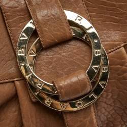 Bvlgari Tan Leather Chandra Hobo