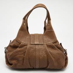 Bvlgari Tan Leather Chandra Hobo